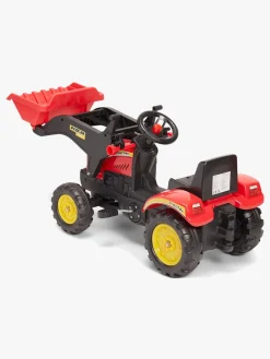 Alex's Garage Pedaltraktor med Skovl, Rød