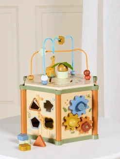 Alice & Fox Aktivitetslegetøj Heksagon Safaridyr