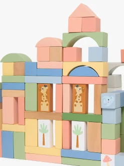 Alice & Fox Træklodser Safaridyr 120 Stk.