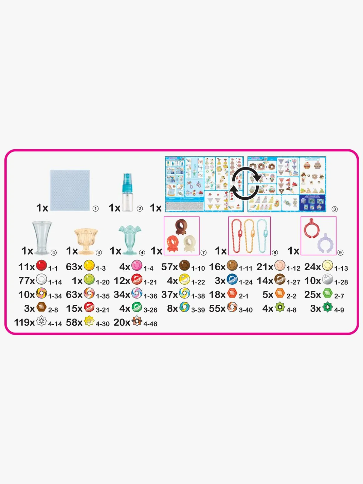 Aquabeads Perlesæt Søde Sager