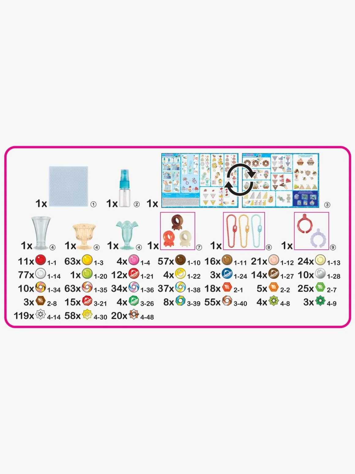 Aquabeads Perlesæt Søde Sager