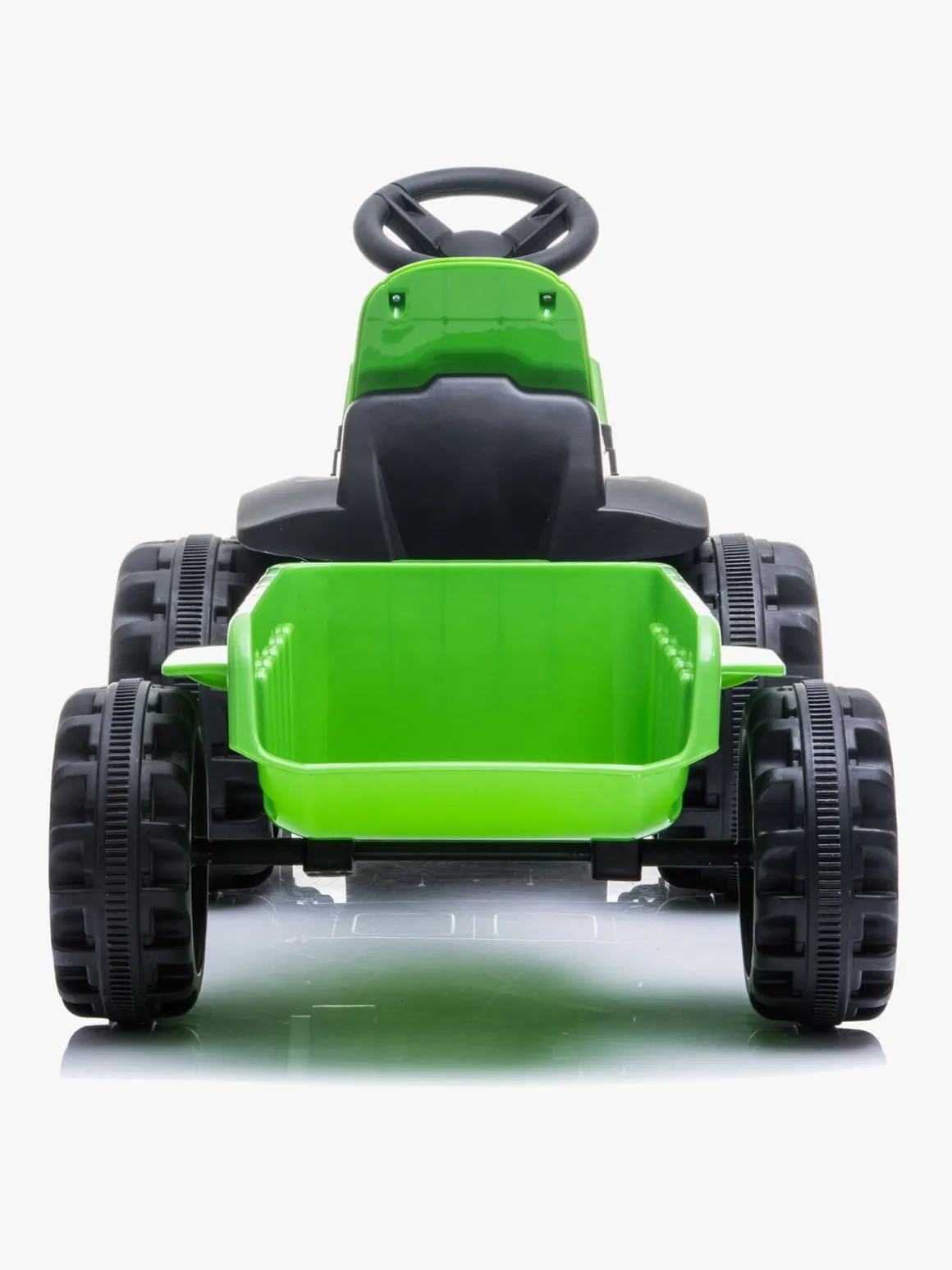 Azeno Eltraktor m. Anhænger, Grøn