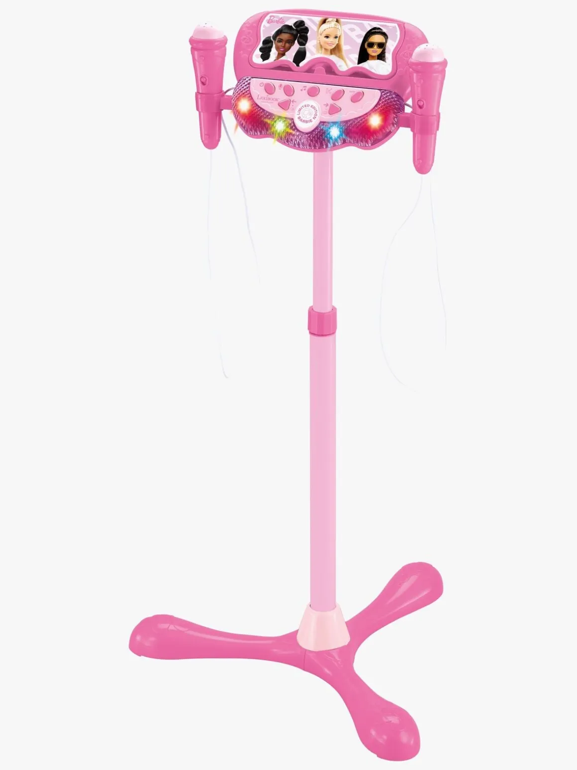 Barbie Justerbart Karaoke-stativ med 2 Mikrofoner