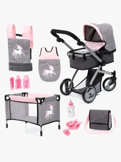 Bayer Design Dukkevogn Megasæt, Grå