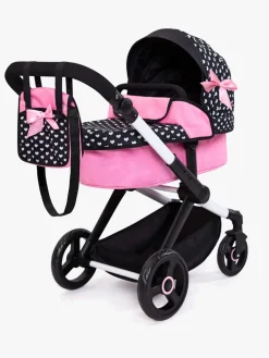 Bayer Design Xeo Dukkevogn, Sort/Lyserød