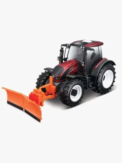 Bburago 1:32 Valtra Farm Traktor N174 med Sneplov