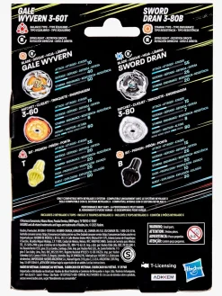 Beyblade Gale Wyvern & Sword Dran Spinnere 2-pak