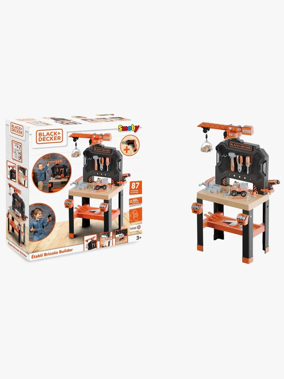 BLACK+DECKER Bricolo Værktøjsbænk Byg