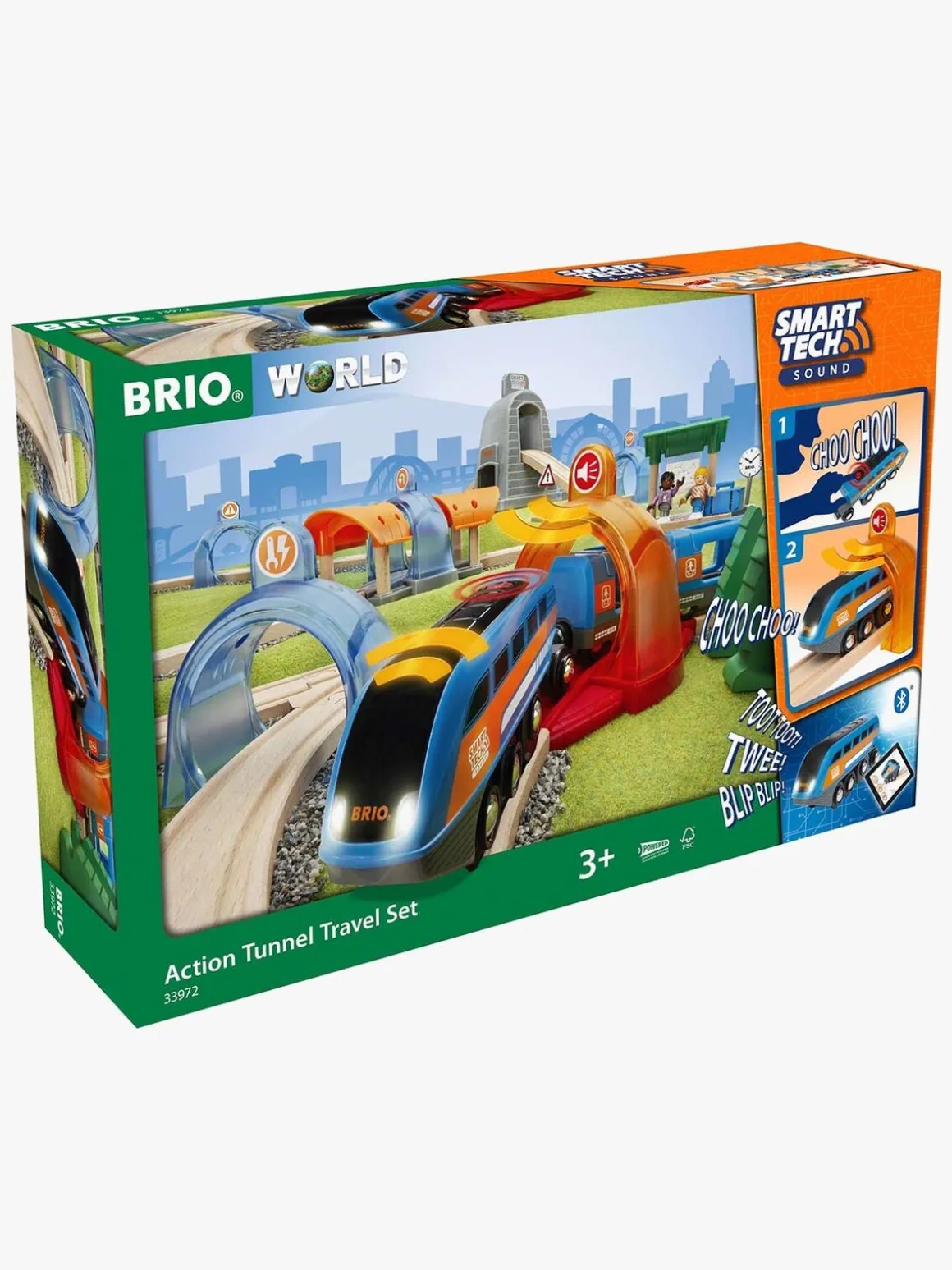 BRIO 33972 Smart Tech Sound Action tunnel rejsesæt