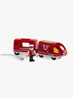 BRIO World 33746 Genopladeligt Tog Med USB