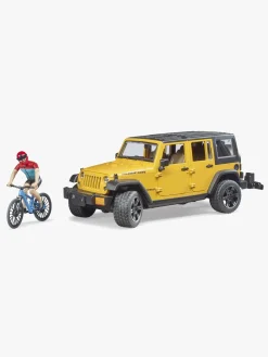 Bruder Jeep Wrangler Rubicon Unlimited m. Cykel