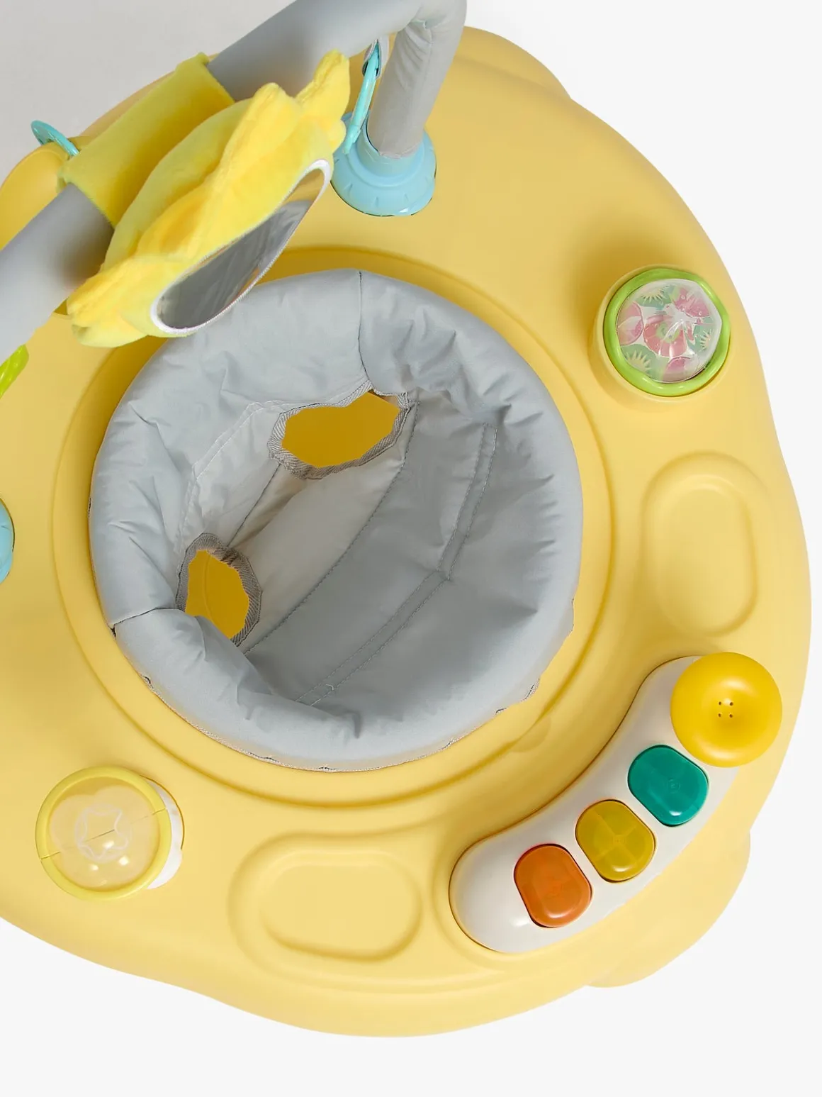 Cloudberry Castle Aktivitetscenter 3-i-1, Yellow/Beige