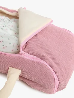 Cloudberry Castle Dukke med Bærekurv 40 cm, Pink