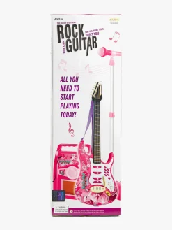 Cloudberry Castle Legetøjsguitar med Mikrofon & Højttaler, Pink