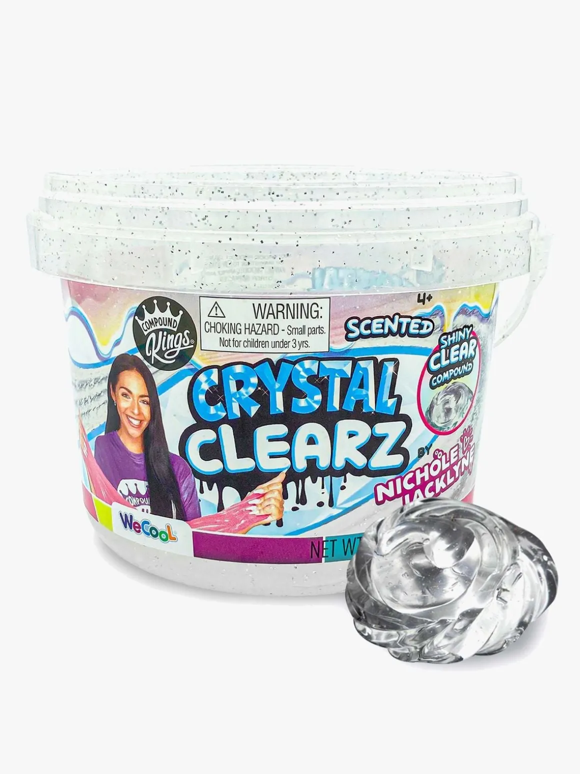 Compound Kings Crystal Clearz Gennemsigtigt Slime 1,2 kg