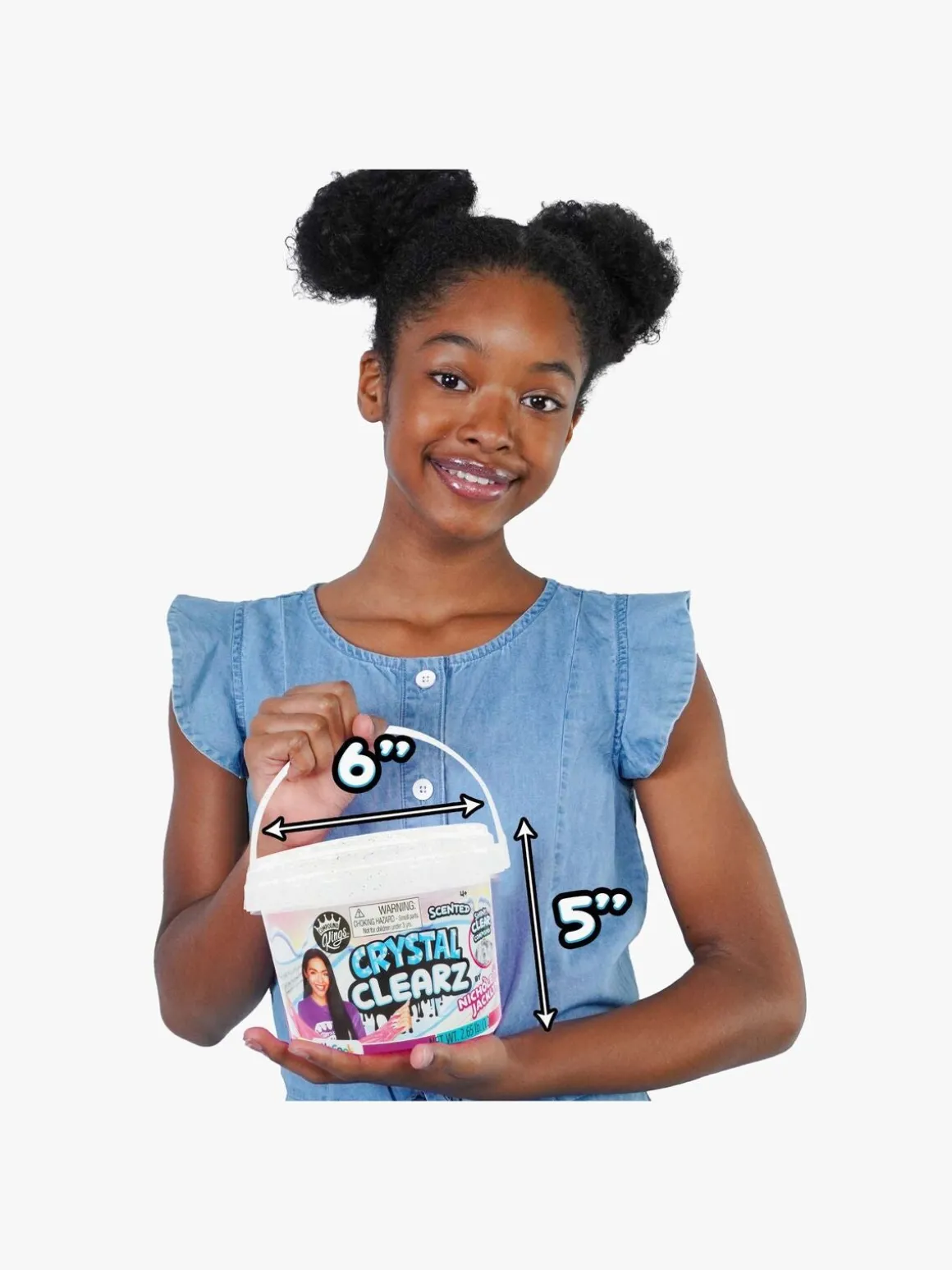 Compound Kings Crystal Clearz Gennemsigtigt Slime 1,2 kg