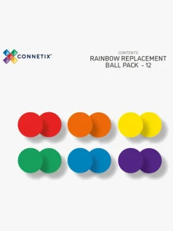 Connetix Magnetiske Byggeklodser Rainbow Ball Pack 12 Dele