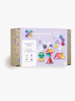 Connetix Magnetiske Byggeklodser Pastel Shape Udvidelsessæt 48 Dele
