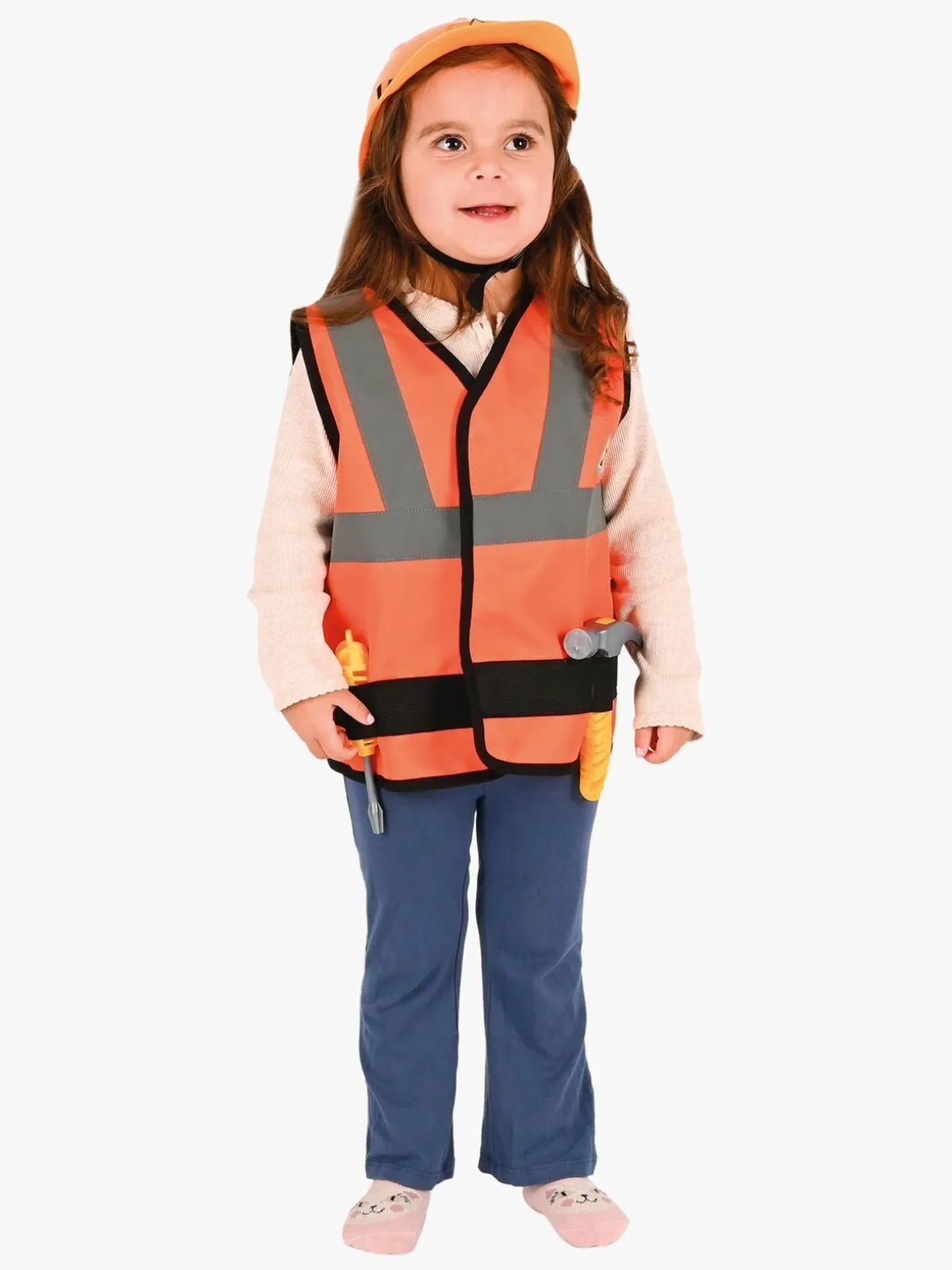 Den Goda Fen Bygningsarbejdervest med Hjelm