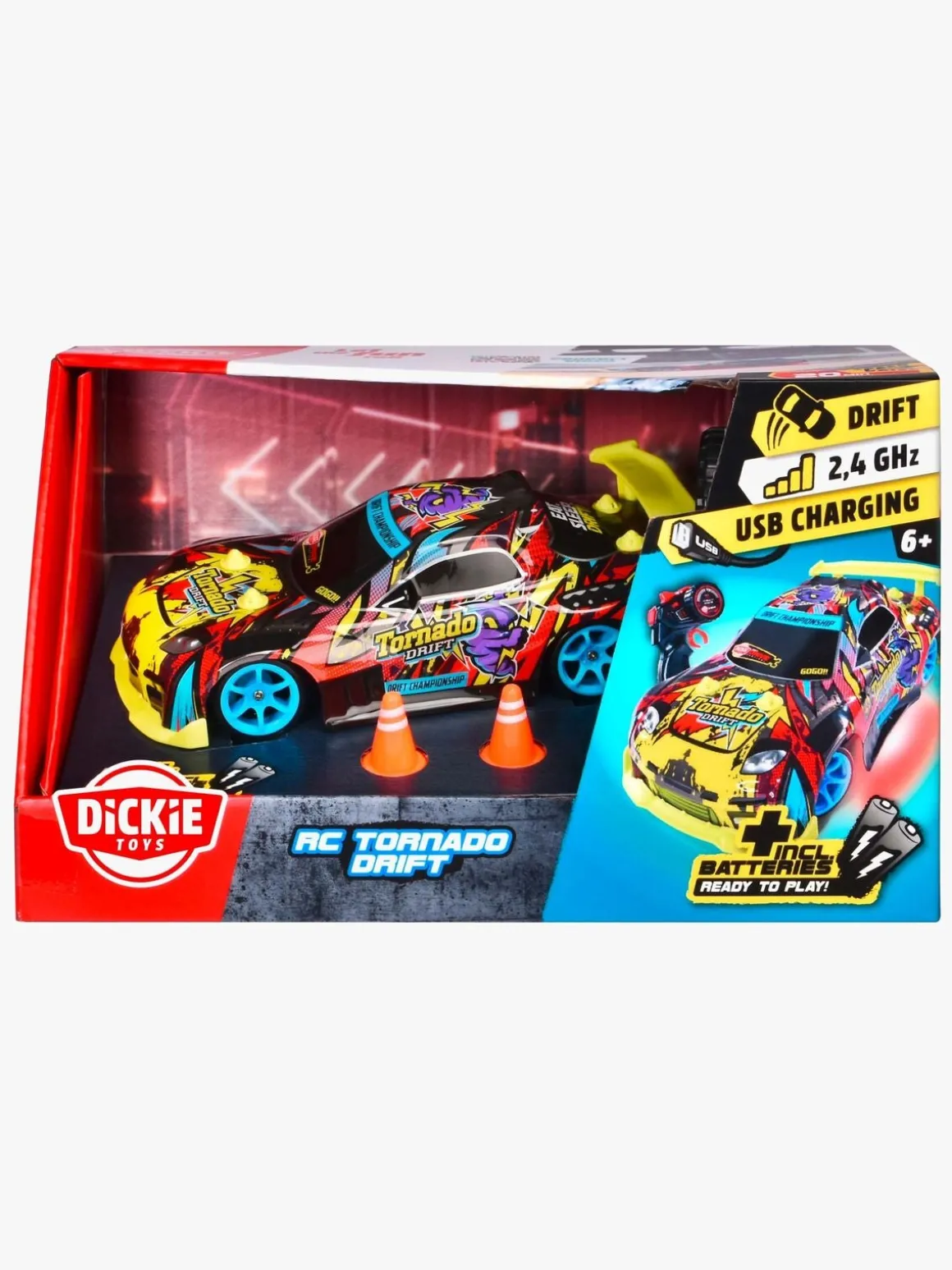 Dickie Toys Tornado Drift Fjernstyret Bil