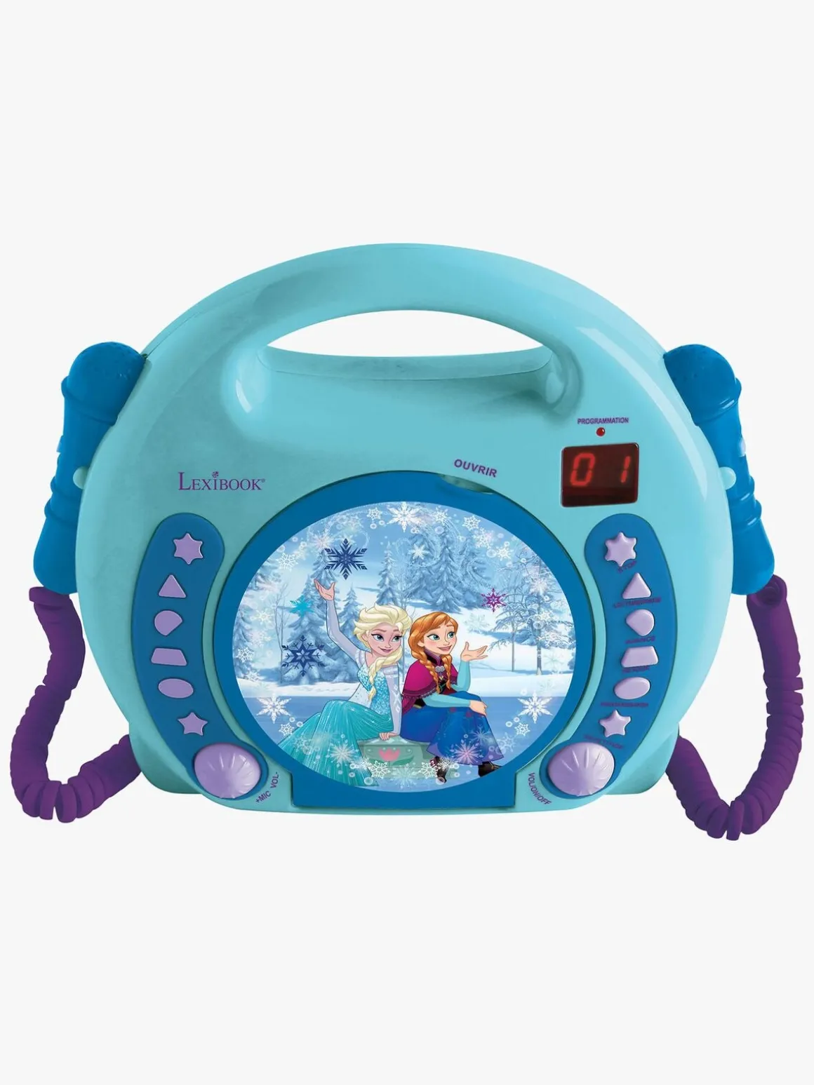 Disney Frozen CD-afspiller m. Mikrofon