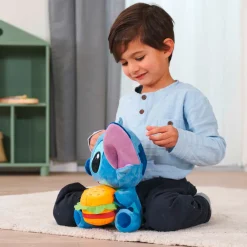 Disney Lilo & Stitch Bamse med Hamburger 25 cm