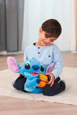 Disney Lilo & Stitch Bamse med Hamburger 25 cm