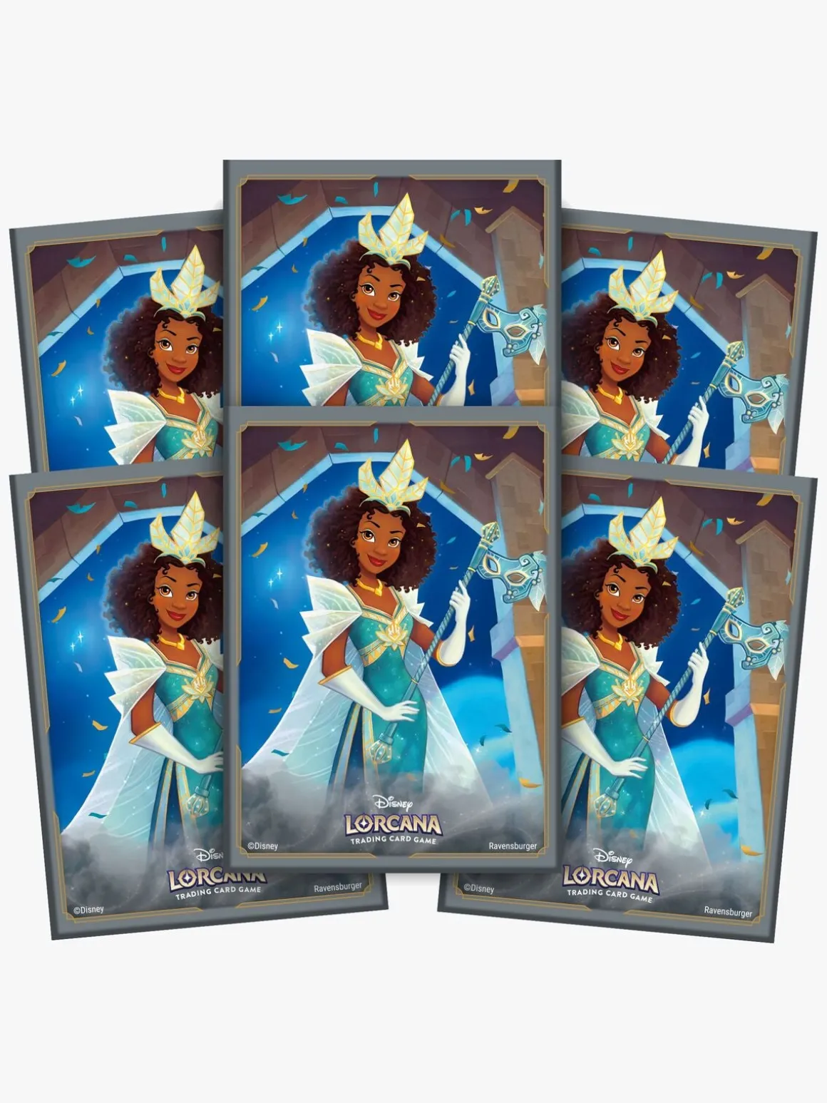 Disney Lorcana Shimmering Skies Card Sleeve Plastlomme Tiana 65-pak
