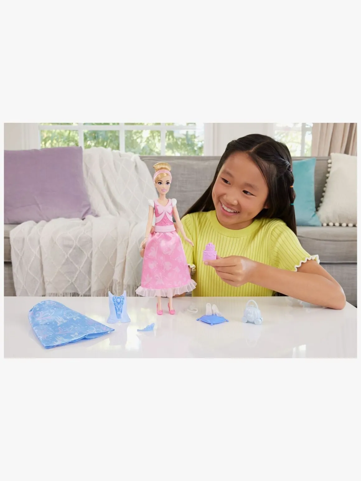 Disney Princess 2-i-1 Dukke Askepot