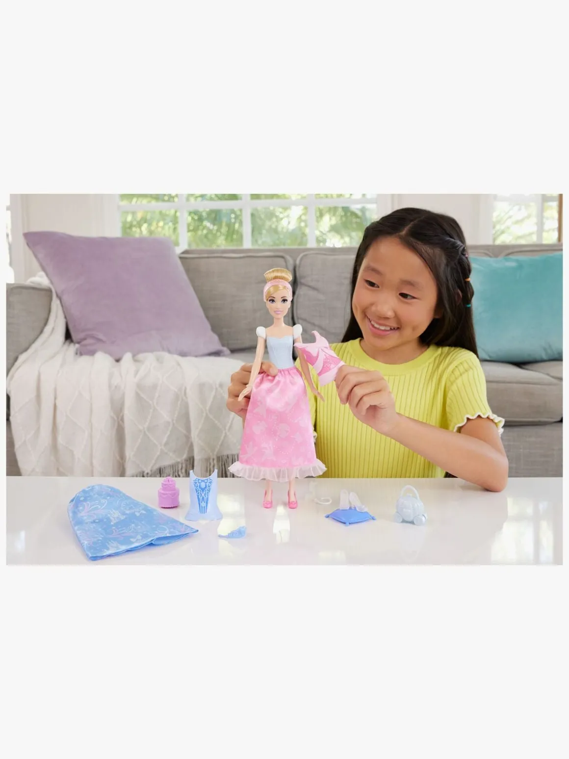 Disney Princess 2-i-1 Dukke Askepot