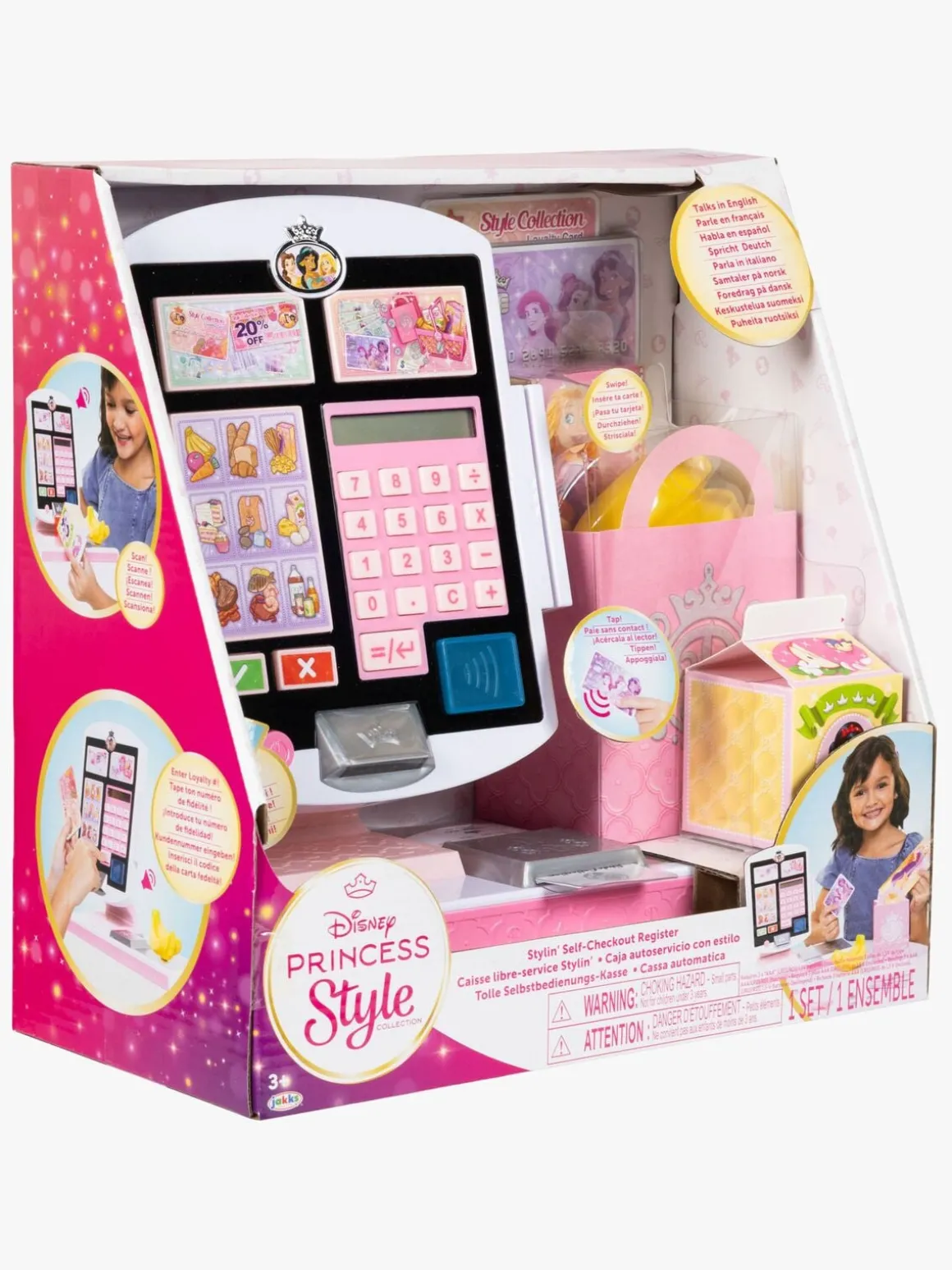 Disney Princess Style Collection Shopping-sæt med Selvbetjening