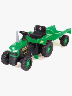 DOLU Pedaltraktor m. Anhænger, Grøn