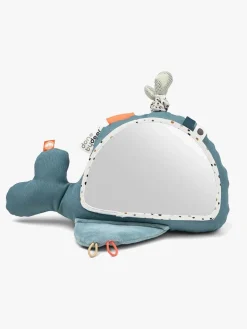 Done By Deer Aktivitetslegetøj Spejl Wally, Blue