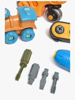 Fippla Lær & Opdag Kasse Transportmiddel med Skruetrækker