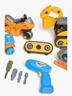 Fippla Lær & Opdag Kasse Transportmiddel med Skruetrækker