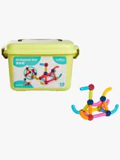 Fippla Store Magnetiske Byggeklodser 124 Stk