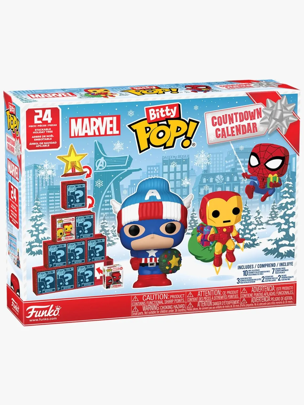 Funko Bitty Julekalender 2025 Marvel Comics