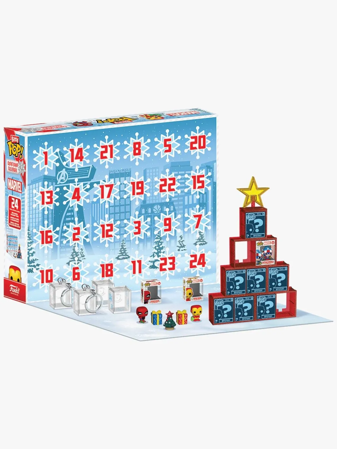 Funko Bitty Julekalender 2025 Marvel Comics