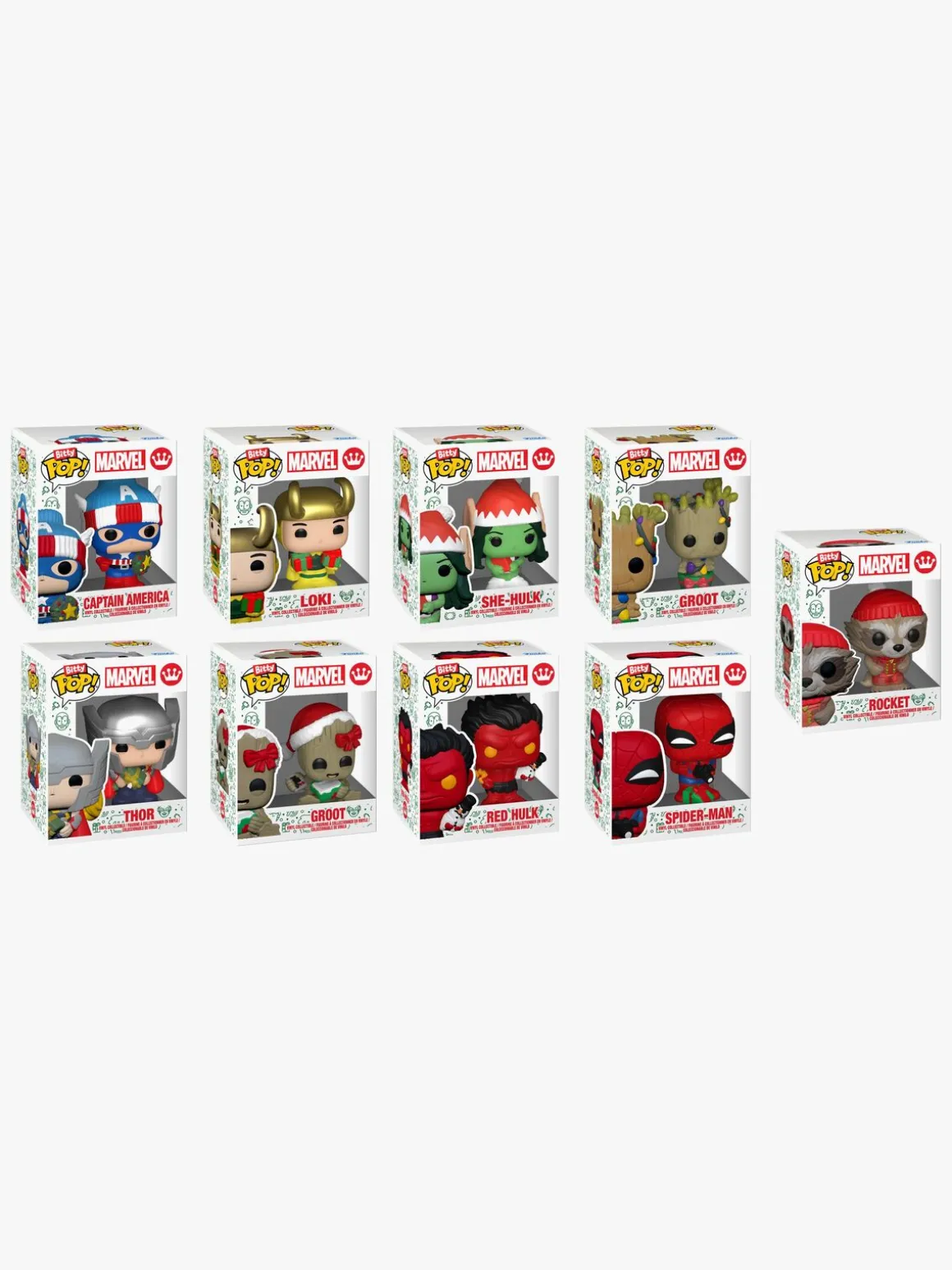 Funko Bitty Julekalender 2025 Marvel Comics