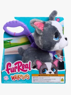 Fur Real Walk-A-Lots Interaktivt Legetøj Fransk Bulldog 23 cm