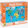 Galt Magisk Puslespil Verdenskort 50 Brikker