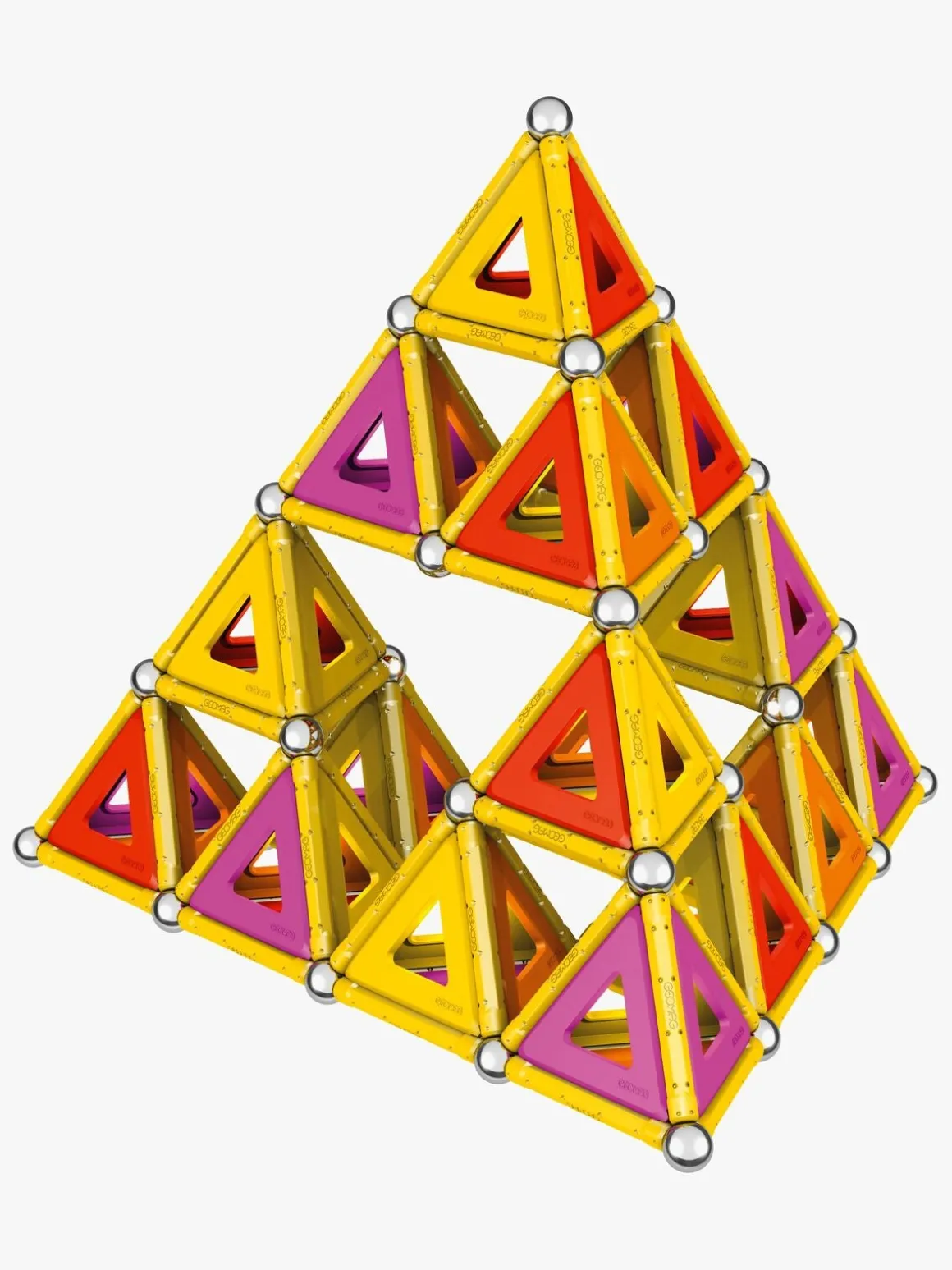 Geomag Classic Panels Warm Masterbox Byggesæt 388 Dele