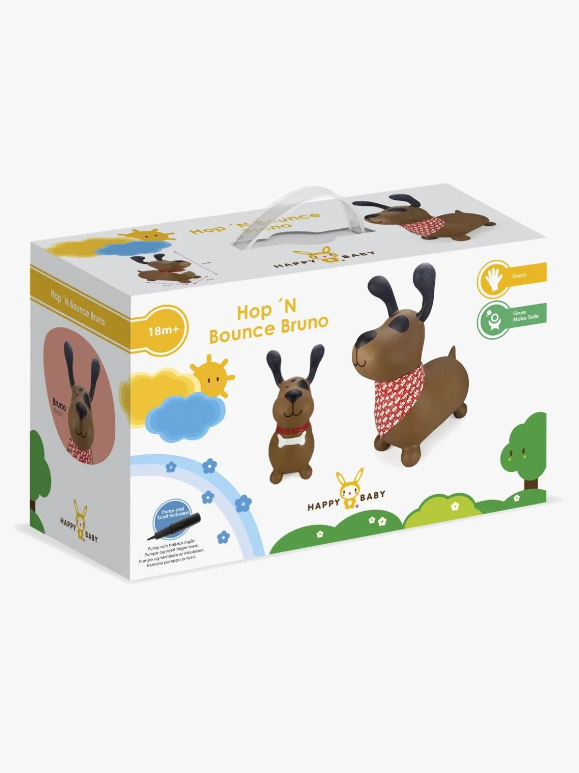 Happy Baby Hop 'N Bounce Bruno Hoppedyr Hund