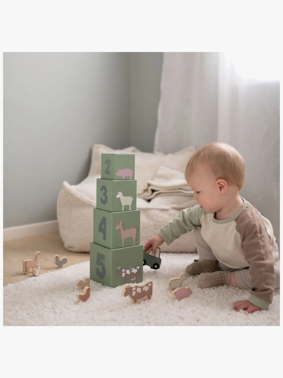 Jabadabado Stableklodser med Bondegårdsdyr