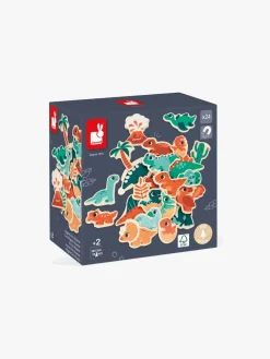 Janod Dino Træ Magneter 24 Brikker