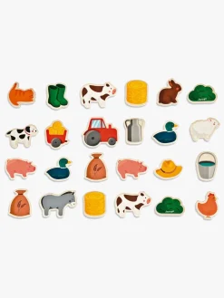 Janod Magneter Bondegård Træ 24 Stk.