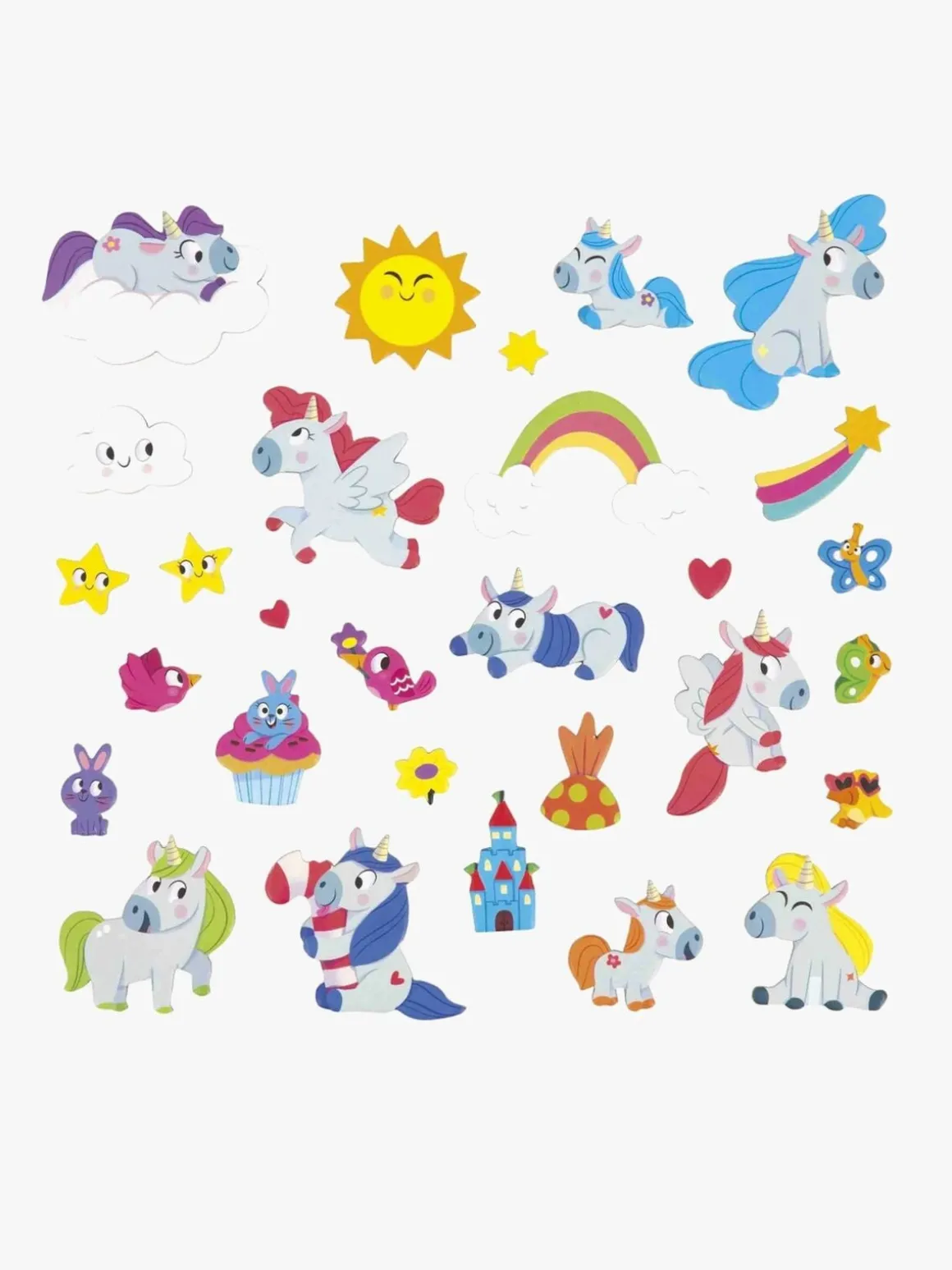 Janod Magneti'Stories Magnetsæt Enhjørninger 30 Stk.