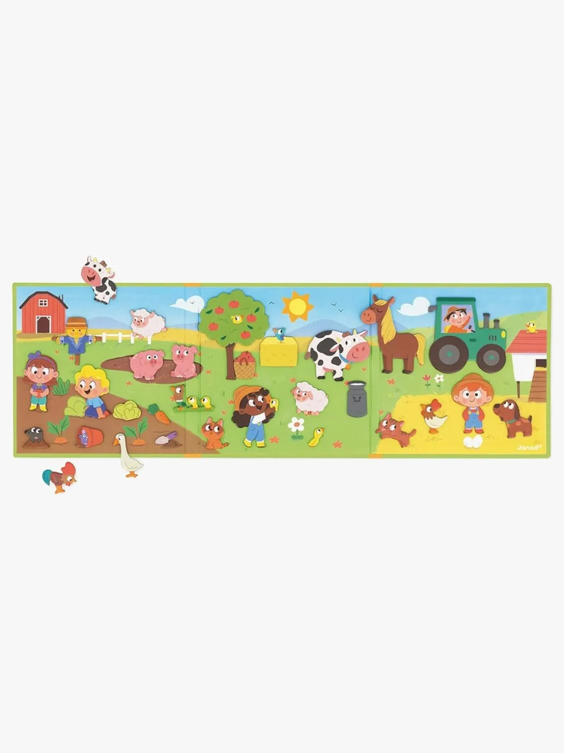 Janod Magneti'Stories Magnetsæt Bondegård 30 Stk.
