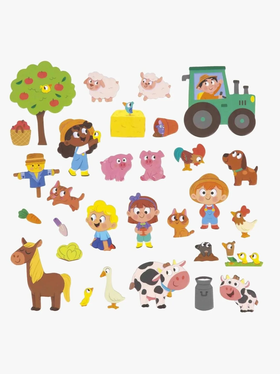 Janod Magneti'Stories Magnetsæt Bondegård 30 Stk.