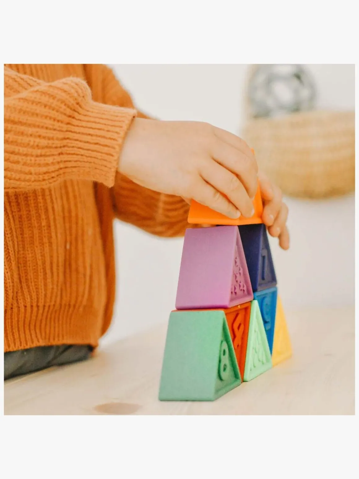 Jellystone Designs Tælleklods, Regnbuefarvet